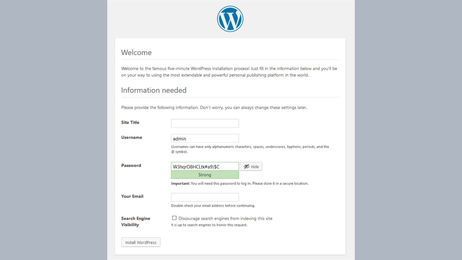 step up wordpress, website development