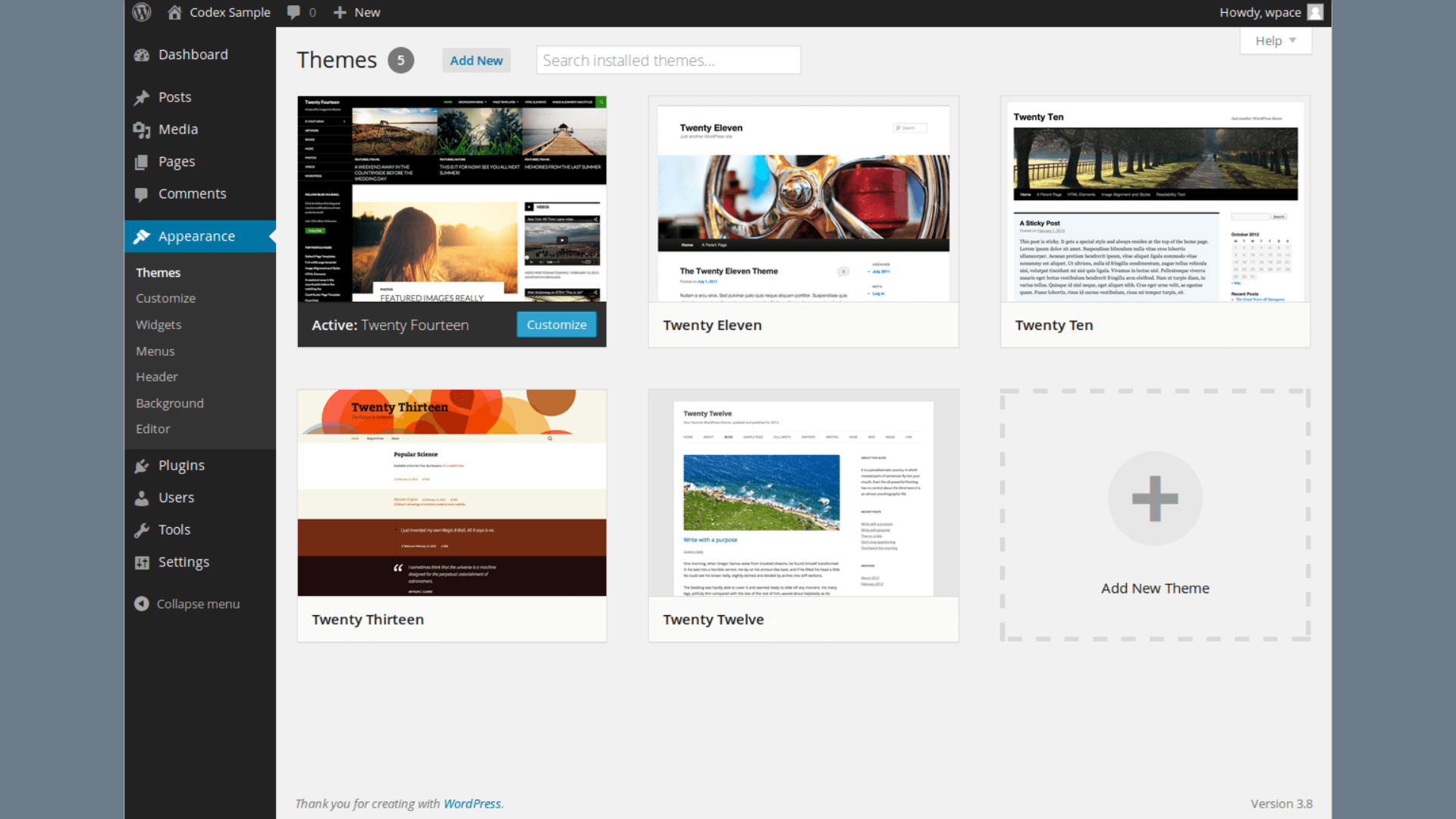 Choosing a Theme in wordpress, website development