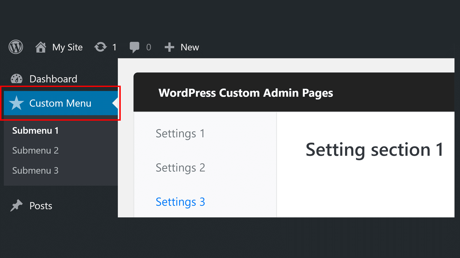 Customizing and Extending in wordpress