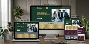 top website design modern business website layout responsive design
